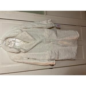 Jou Jou Small white faux fur jacket winter coat